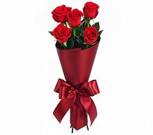 Букет 5 Красных роз Эдлесс Лав в Макашевке