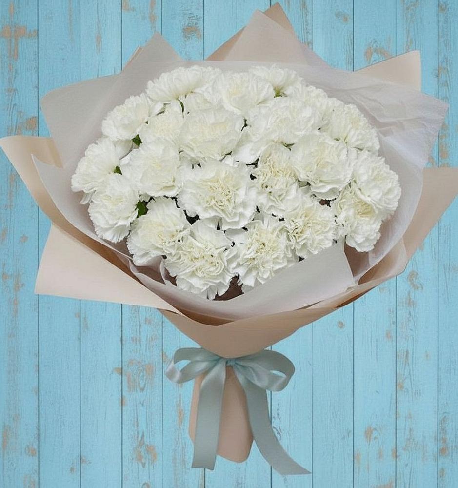 Букет цветов из: Гвоздики в Макашевке