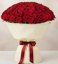 Букет 101 Красная роза Милано в Макашевке