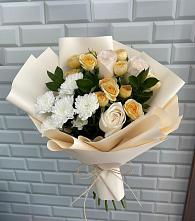 Букет цветов из:  Розы и Хризантемы в Макашевке
