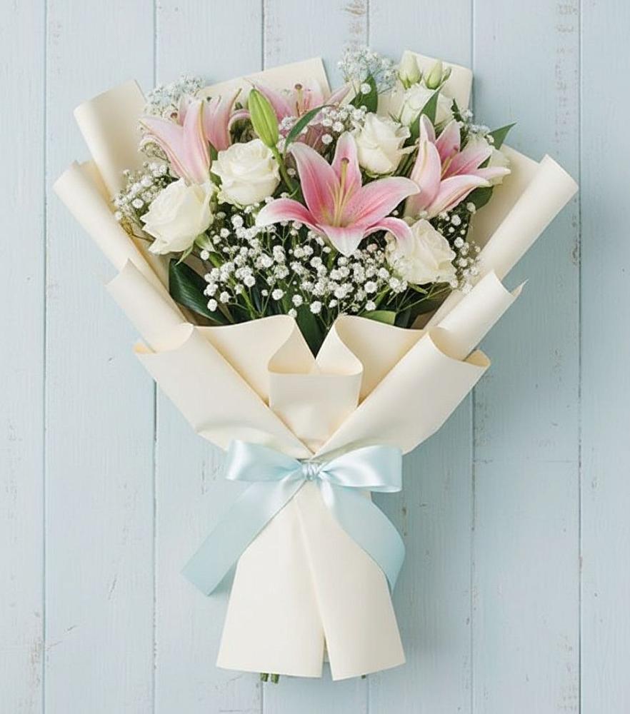 Букет цветов из: Лилии в Макашевке