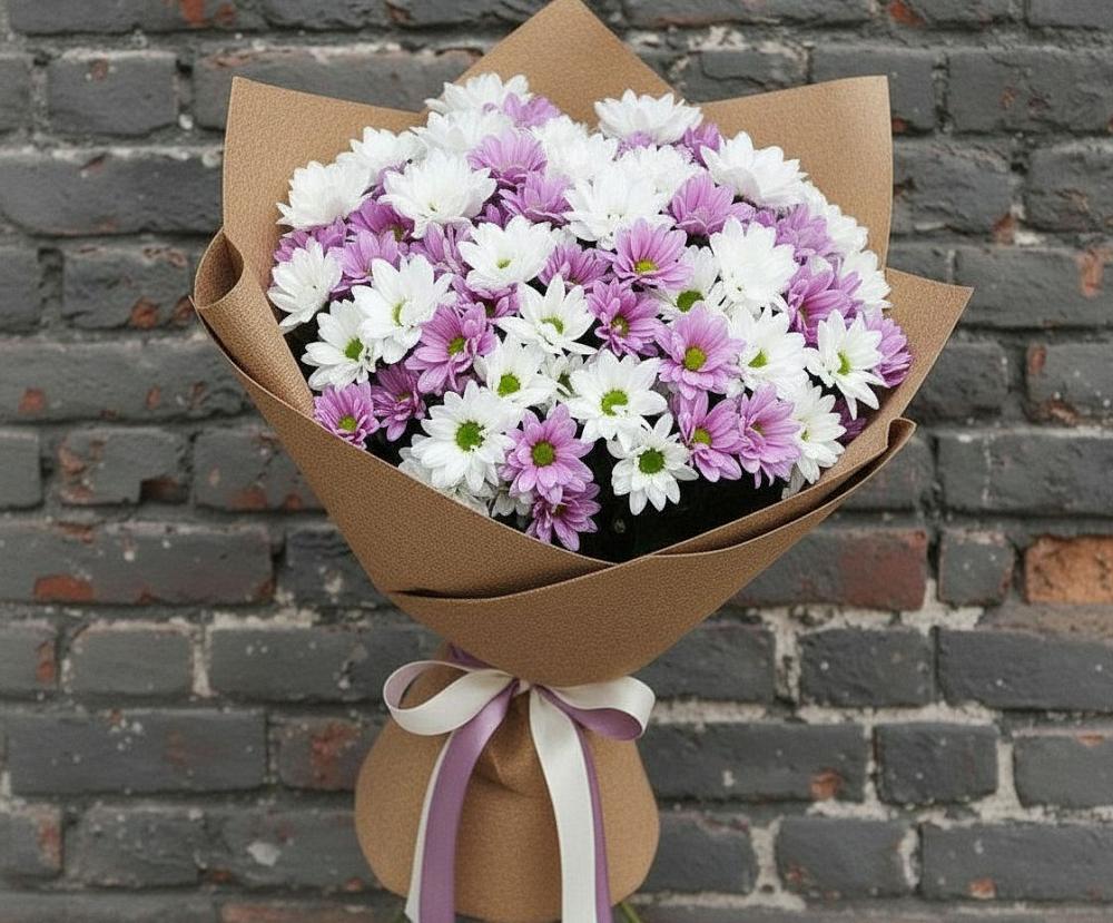 Букет цветов из: Хризантемы в Макашевке