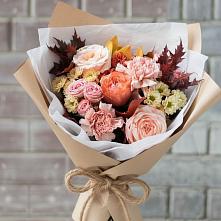 Букет цветов из:  Гвоздики, Хризантемы и Розы в Макашевке
