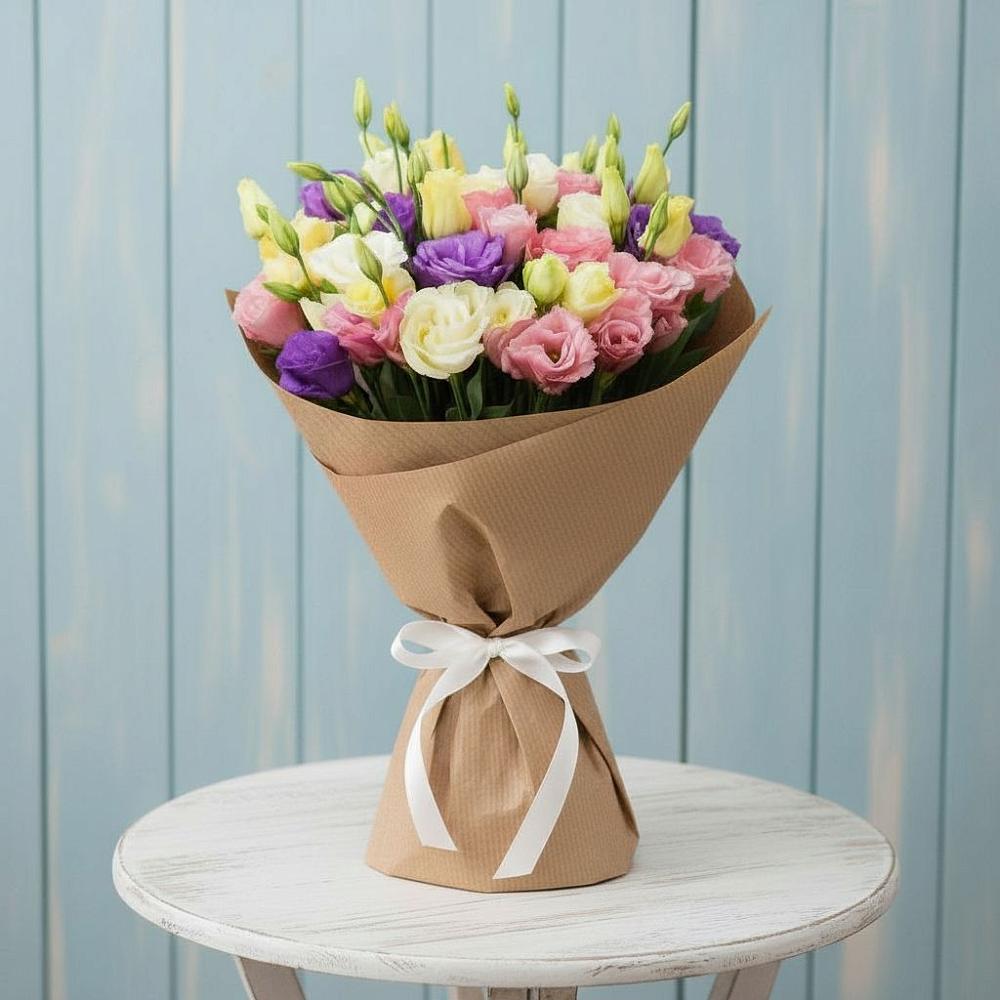 Букет цветов из: Лизиантусы в Макашевке