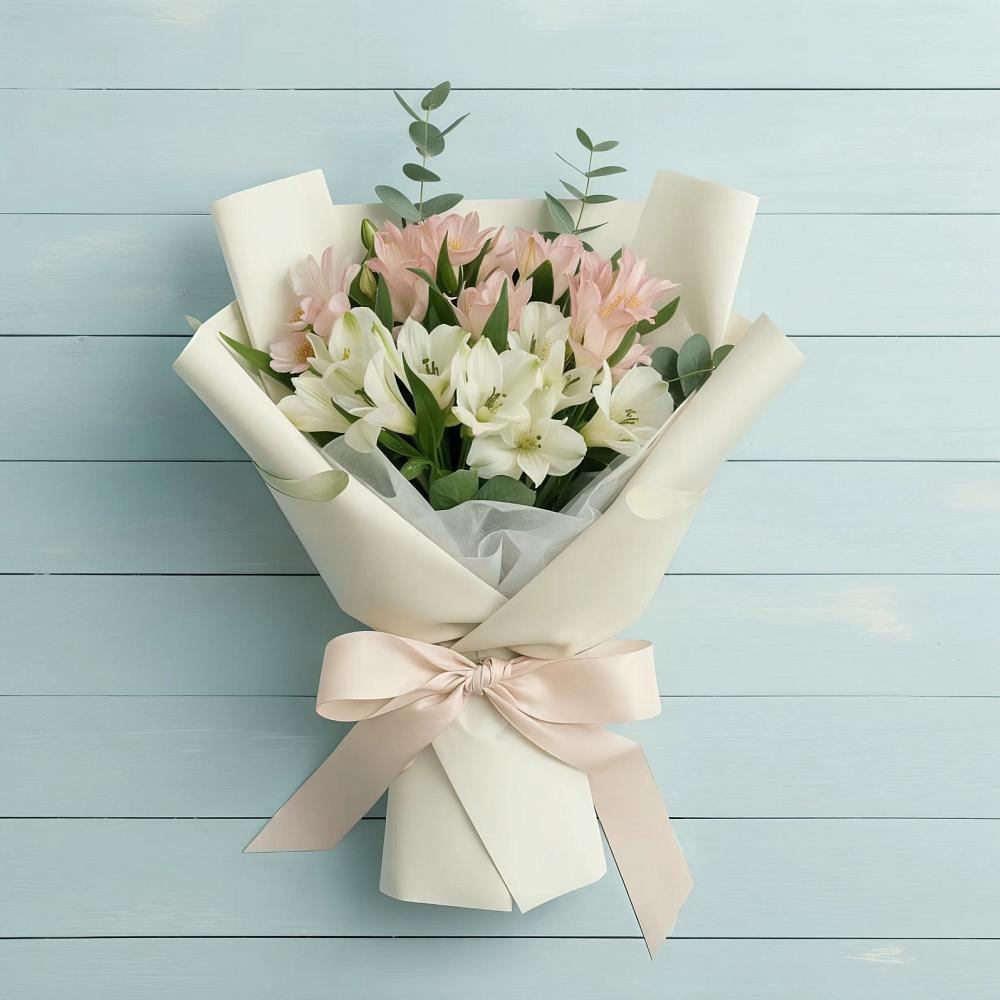 Букет цветов из: Альстромерии в Макашевке