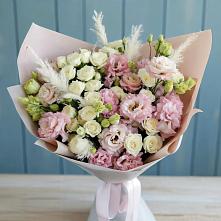 Букет цветов из:  Альстромерии и Розы в Макашевке