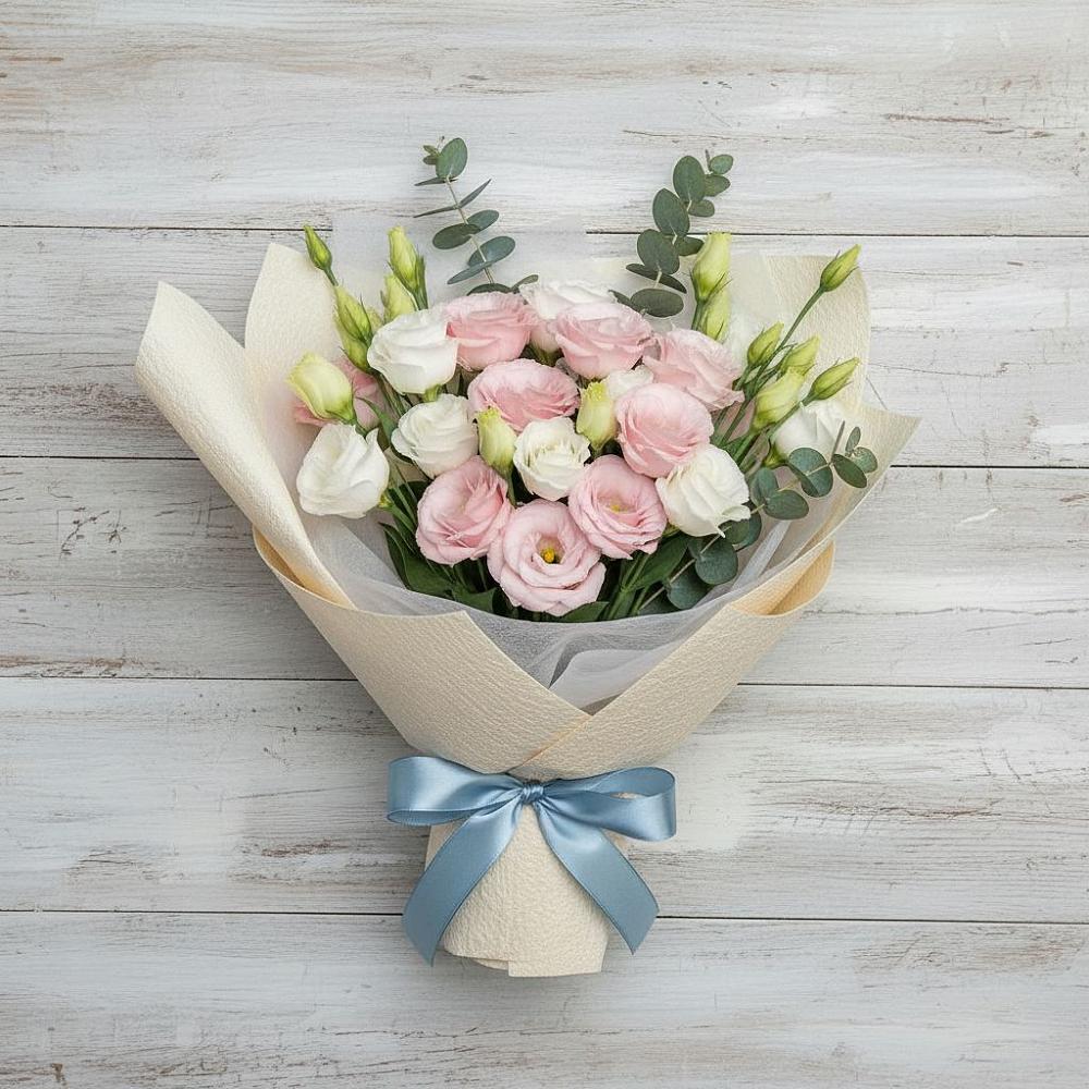 Букет цветов из: Лизиантусы в Макашевке